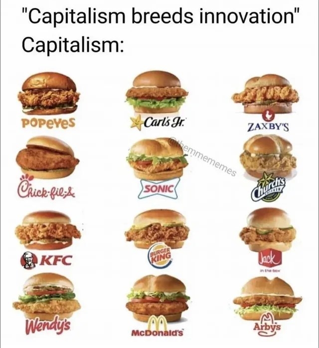r/LateStageCapitalism - Capitalism breeds innovation